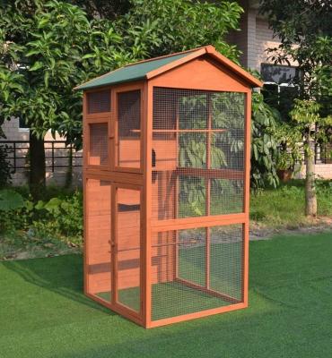 China Sustainable XRBC-1037 wooden bird cage canary cage bird for sale