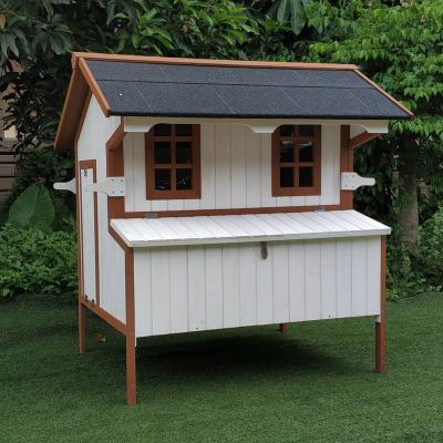 China Sustainable XRCH-2027 Mobile wooden chicken coop house for sale