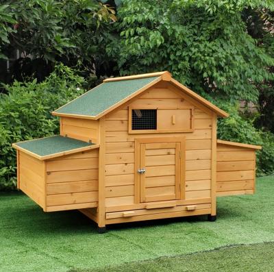 China Sustainable XRCH-053 wooden chicken coop house for sale