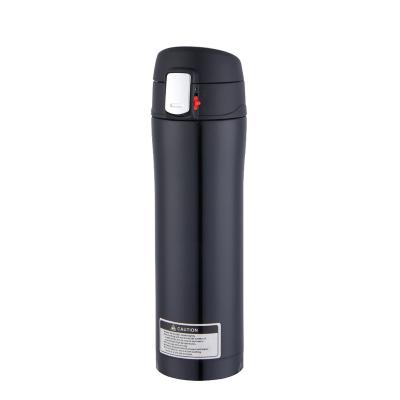 China Business Vacuum Flask Thermos Mug Stainless Steel Wall One Touch Bottle Double Hot Water Mug Insulated Mugs for sale