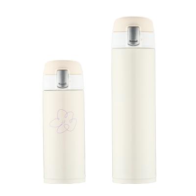 China One Touch Stored Vacuum Flask Stainless Steel Double Wall Mount Bottle Mini Bottled Water Bottle For Girls Cold Drinks Tumbler for sale