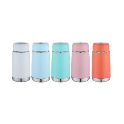 China Business Drinkwares Insulation Student Upright Cup Drinking Vacumn Sports Pot-Puffy cupStainless Steel Water Bottle for sale