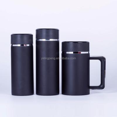 China Sustainable 18/8 Stainless Steel Thermos Mug With Handle , Office Mug for sale