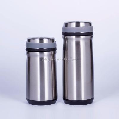 China Double Wall Stainless Steel Thermos Sustainable Hot Selling Vacuum Flask With Tea Infuser for sale