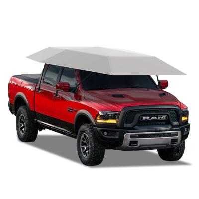 China 4.2m car cover/sunshade car remote control 4.6m tent foldable automatic umbrella for sale