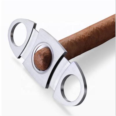 China Wholesale Durable Stainless Steel Mini Mini Steel Blade Sharp Cutter OEM Durable Small Cigar Cutter for sale