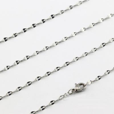 China Hip Hop Wholesale Custom Design Special Cable O Chain Stainless Steel Neck Jewelry Cable Chain Necklace for sale