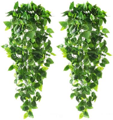 China Hanging on the Wall Artificial Hanging Plants 3.6ft Fake Ivy Vine Fake Ivy Leaves for Indoor Outdoor Wall Bedroom Room Patio Decor (No Basket) for sale