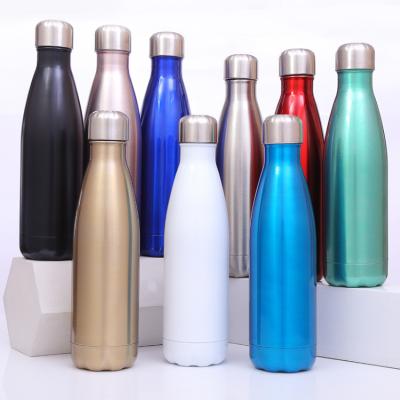 China 500ml Reusable Vacuum Water Bottle Stainless Steel Flask Bottle /personal Reusable Bottle With Custom Logo for sale