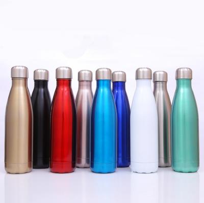 China Sustainable Stainless Steel Insulate Vacuum Cola Water Bottle /personal Bottles With Custom Logo for sale