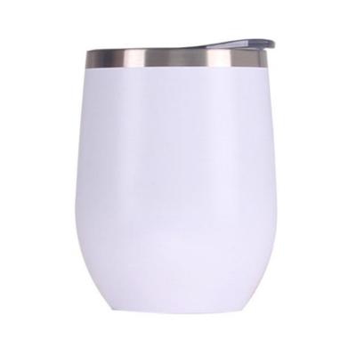 China Sustainable New Design Unicorn Tumbler 12oz Stainless Steel Wine Tumbler With Lid for sale