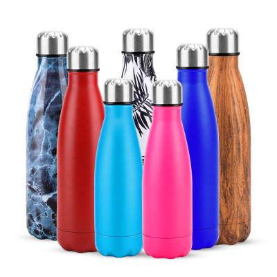 China 12oz/17oz/25oz/34oz PORTABLE Double Wall SS304 Vacuum Insulated Cola Water Bottle With Customer Specified Logo for sale