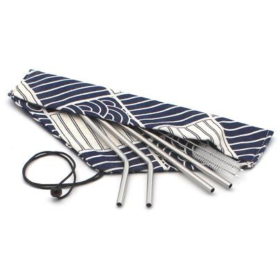 China Amazon Hot Sale Stainless Steel Straw Sustainable Straws Eco-Friendly Reusable Drinking Straw for sale