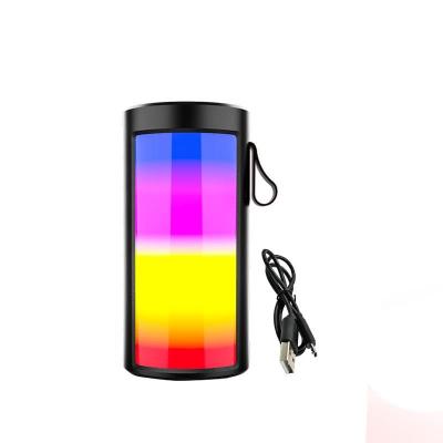 China EZCast Subwoofer Mini Portable A10 Outdoor Wireless Speaker With Flashing Colorful Metal Led Bass Speaker For Mobile Phone for sale