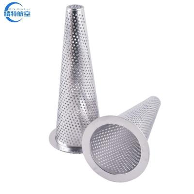 China Filter Rating 0.01um-1000um Stainless Steel Basket Tube Filter for Hydraulic Filtration for sale