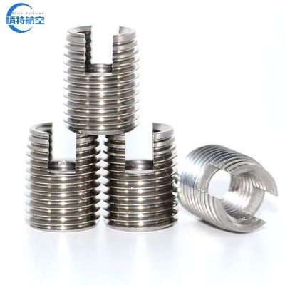 China Slotted Thickwall Zinc Brass Plated Self-Tapping Threaded Inserts 500pcs/bag for Strong and Durable Threaded Connections for sale