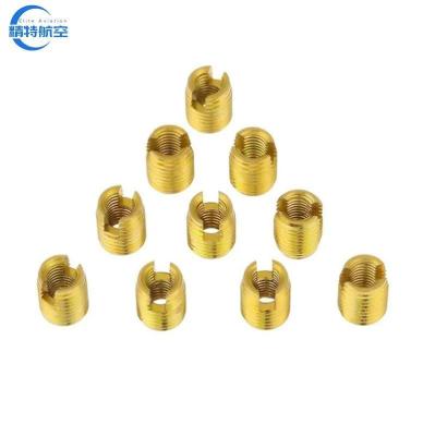 China Trisert Metal Unc 4-40 6-32 8-32 Self Tapping Threaded Insert with Holes Metric Thread Sizes and T/T Payment Accepted for sale