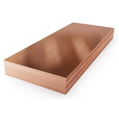 China Low Price 4x8 Decorative Copper Sheet Price 0.5mm Copper Sheet Price Per Kg From China for sale