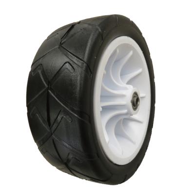 China Polyurethane Foam 8x2.8 Inch PU Foam Puncture Proof Tire Flat Freewheel for sale