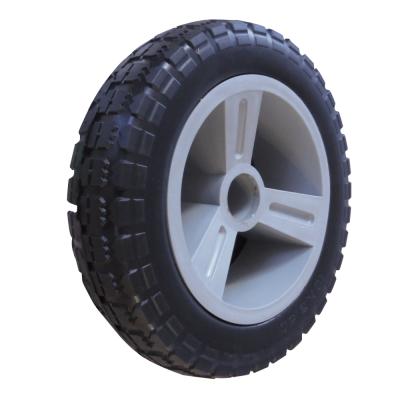 China Polyurethane Foam 10 Inch 2.75-4 PU Foam Puncture Proof Tire Flat Freewheel for sale