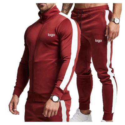 China Breathable Hot Selling Two Piece Track Suit, Custom Track Suits With Designs For Men for sale