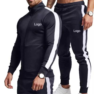 China 2021 Unisex Anti-Wrinkle Tracksuit Custom Clothing Tracksuit For Men's Gym Training Wear Cotton Men's Tracksuit for sale