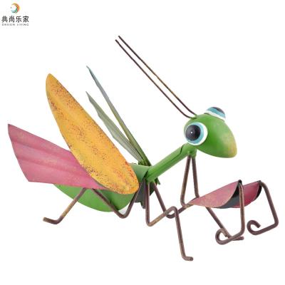 China New Product Metal Garden Mantis Insect Decoration Ornaments for sale