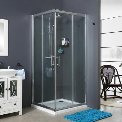 China Modern Cheap Corner Shower Enclosure Room Sliding Bathroom Door With Glass In 5mm for sale