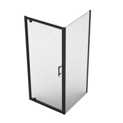 China Modern Factory Direct Cheap Black Hinge Shower Door Most Popular Bathroom Shower Enclosure for sale