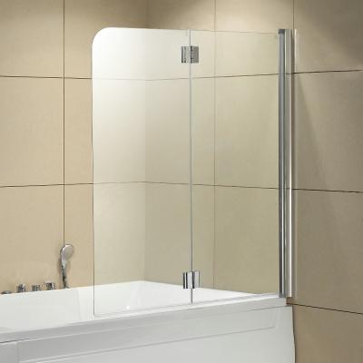 China 5 mm modern glass bath screen with hinge, shower screen, shower enclosure for sale