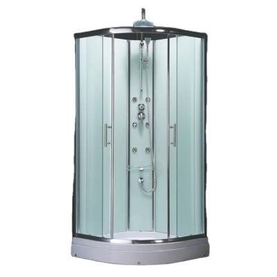 China Modern High Quality Clear Tempered Glass Shower Room Shower Enclosure With Shower Tray for sale