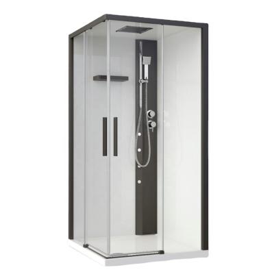 China Easy Install Luxury Clear Glass Double Sliding Door Shower Rooms Shower Room Shower Room Bathroom for sale