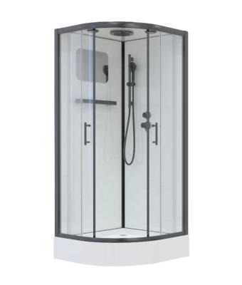 China Modern factory direct modern shower cabin 5MM sliding door shower room glass door for sale