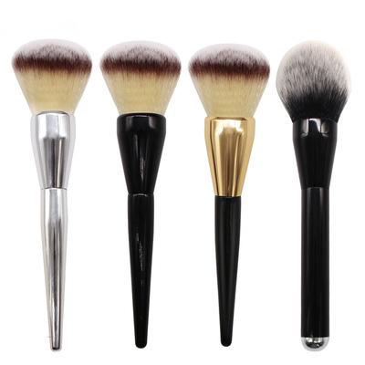 China Blended FACE Face Powder Synthetic Fiber Plush Foundation Makeup Brush for sale