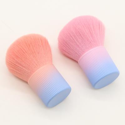 China Flat Brush Factory Price Mushroom Face Foundation Brush Powder Brush Single Pink Beauty Brush for sale