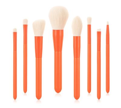 China Wholesale Private Label 8pcs Professional Beauty Makeup Cosmetic Pink Smudge Brush Set for sale