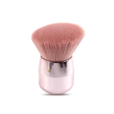 China Angular Blush Simple Portable Kabuki Mushroom Powder Makeup Brush Soft Blush Brush Base Make Up Brushes for sale