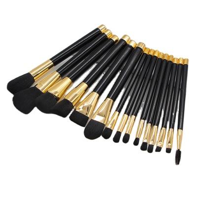 China 15 Series Cosmetics Exquisite Cosmetics Exquisite Girl's Reading Brush Flat Brush Makeup Style Beauty Face Wooden Makeup Brush for sale