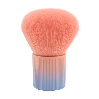 China Factory Price Nail Tool Mushroon Shaped Nail Cleaning Brush Flat Brush Professional Manicure Cleaning Brush for sale