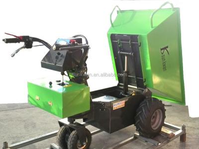 China Electric dumper/electric wheelbarrows with air spring/garden loader 500kg for sale