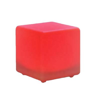 China Home Furniture 40CM Various Used PE Chair Bar Various Factory Selling Plastic Cube Light for sale