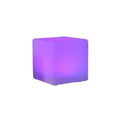 China Hot Sale Home 20Cm Led Cube Rechargeable Lightweight Light Cube In Good Quality For Outdoor for sale