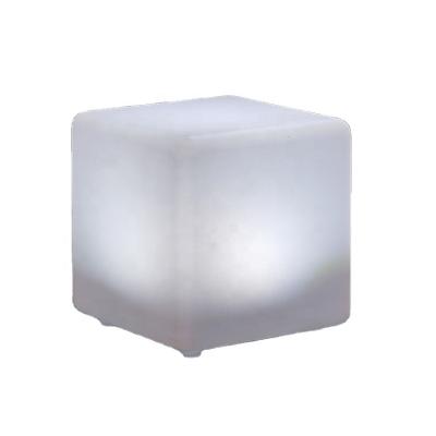 China Home Outdoor 40CM LED Furniture Waterproof PE Chair Light Bar Plastic Cube Light for sale