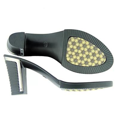 China Wholesale Sandals Sole New Sole Design Wood Printed PU outsole for sale