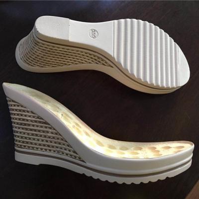 China fashion design outsole pu material shoe sole outsole high heel for sale