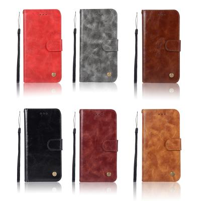 China Retro Shockproof Leather iPhone 5 5S 6 Flip Case For 7 8 plus X Max XR Wallet Phone Cover For iphone 12 Case With Card Holder Phone Bag for sale