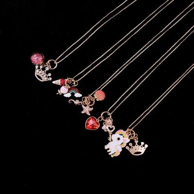 China Korean Fashion Version of Princess Necklace Pendants Little Girls Jewelry Accessories for sale