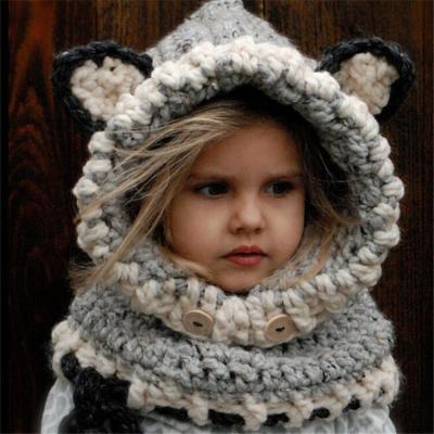 China Fashion Women's Winter Hat, Autumn And Winter Cute Cartoon Knitted Woolen Hats, Shawls, Baby Hat for sale