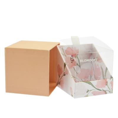 China Recyclable PacBoxkaging Drawer Gift Box Paper High End High End Candle Packaging for sale