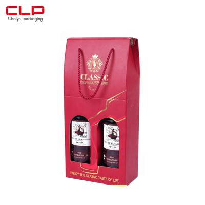 China Recyclable CLP Cholyn Red Wine Packaging Gift Box for sale